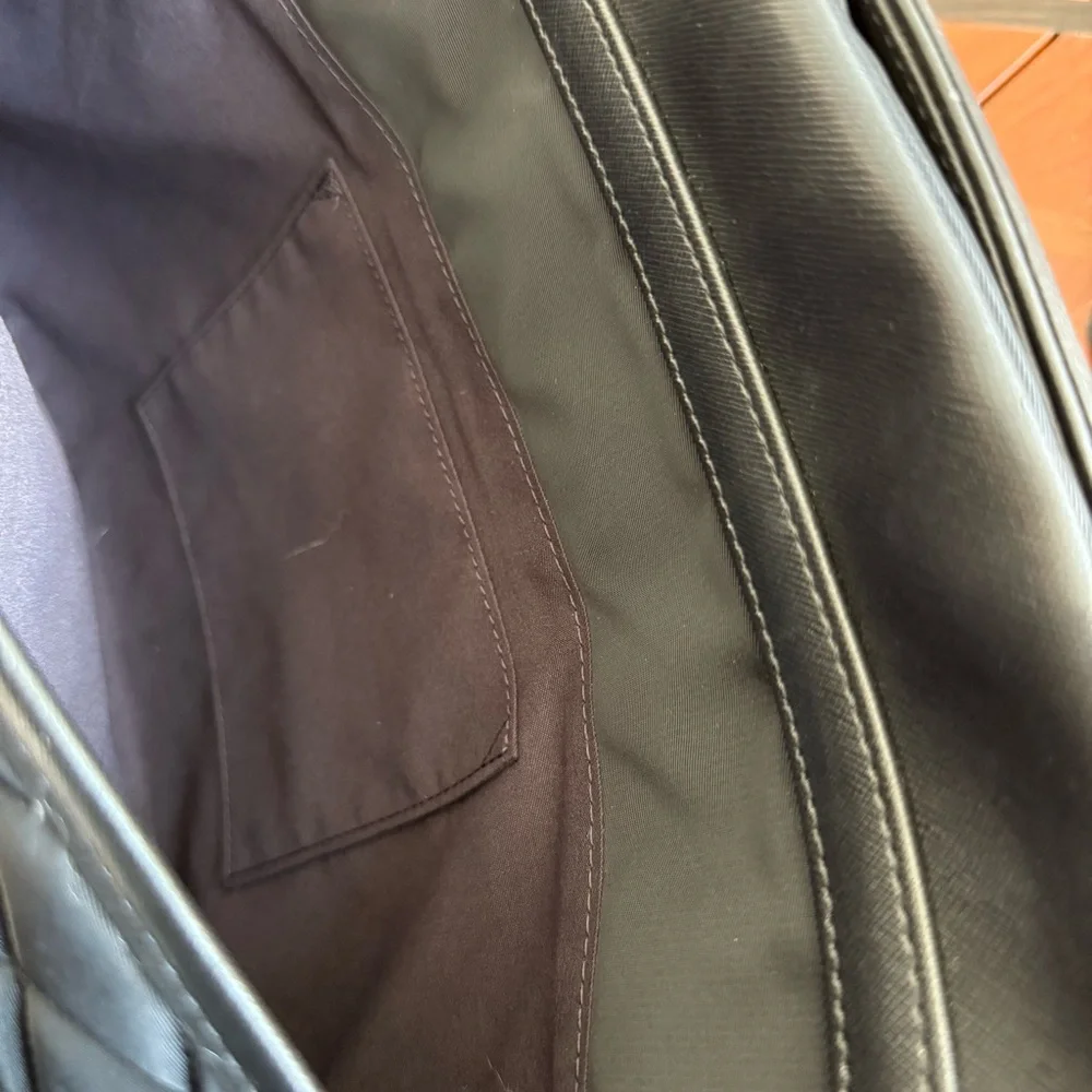 Knomo Quilted Black Laptop Bag